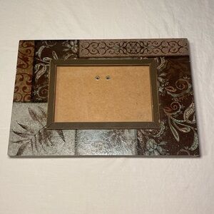 Early 2000s Themed Decorative Horizontal Tabletop Photo Frame 4x6 EUC
